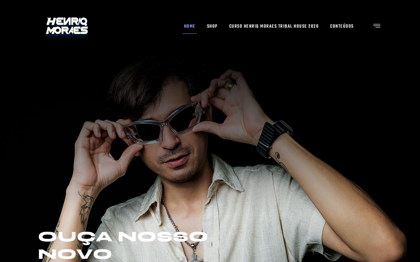 Projeto Henriq Moraes — Web Design / Artista